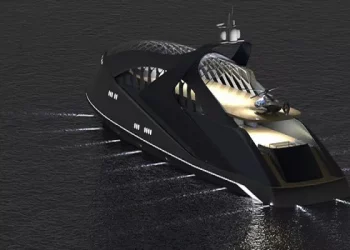 High – class “burn” the money of the cargo luxury yacht sailing manual